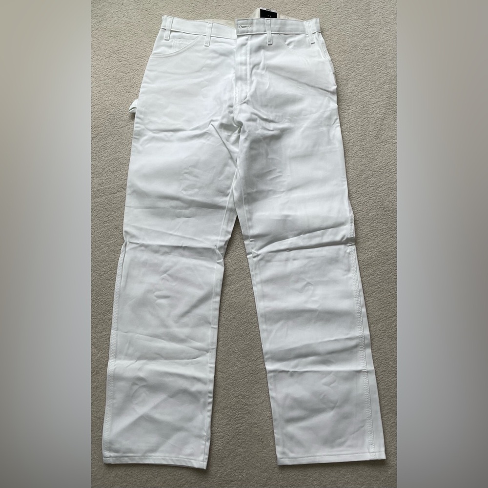 White Dickies Men's Painter's Pants NWT